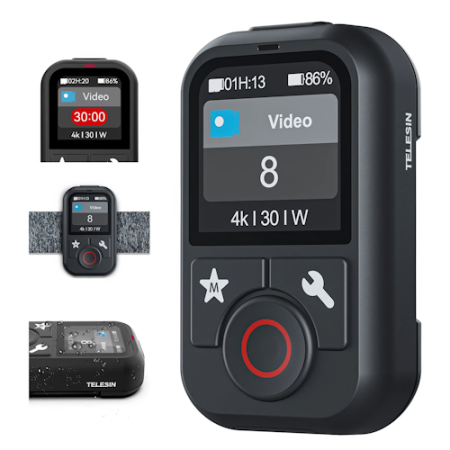 Telesin S5-RMT-01-TGP - pilot zdalnego sterowania do kamer GoPro Hero 8 / 9 / 10 / 11 / 12 / 13 / Max (Bluetooth)
