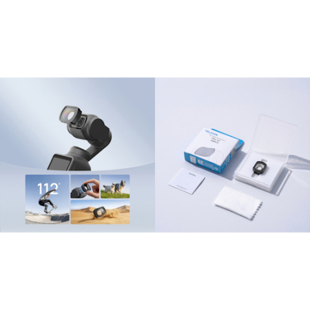 Telesin S5-FLT-48-TDJ - magnetyczny obiektyw szerokokątny do kamer DJI Osmo Pocket 3 / 4 - zawartość