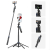 Telesin P3-MS-03 - 2w1, statyw z elektroniczną głowicą AI, selfie stick do smartfona (do 162cm, udźwig 0,5kg)
