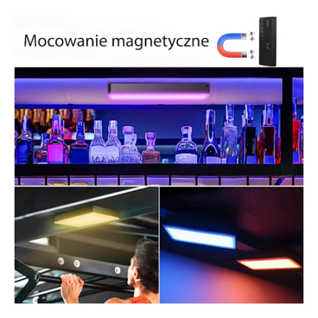 Ulanzi LT002 (PL-01) - panel, lampa LED z magnetycznym mocowaniem (2500-9000K, RGB, 10W) - przykład użycia