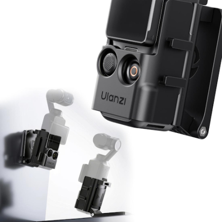 Ulanzi PK15 - mocowanie, uchwyt magnetyczny do DJI Osmo Pocket 3 (zimna stopka) - przykład użycia