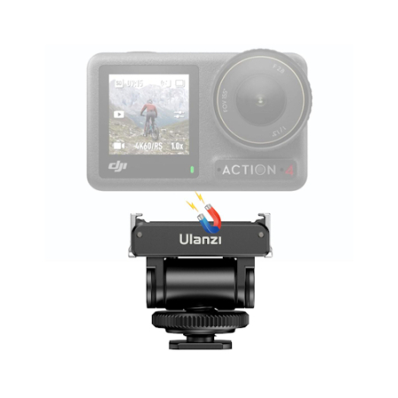Ulanzi CA22 - adapter magnetyczny, zimna stopka do DJI Osmo Action 3/4 i Pocket 3 (gwint 1/4