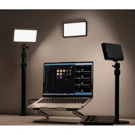 Ulanzi U-K6500 (L149) - panel, lampa LED z magnetycznym mocowaniem (sterowanie przez Bluetooth, 2500-8500K, RGB, 8W) - przykład użycia