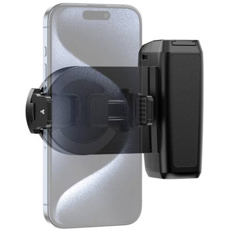 Ulanzi MA35 - magnetyczny grip / uchwyt i spust migawki do smartfona, funkcja Bluetooth i MagSafe - przykład użycia