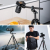 Ulanzi JJ05 (T140) - zestaw, statyw Carbon + kulowa głowica video 360° (39-186cm, udźwig 5kg) - przykład użycia