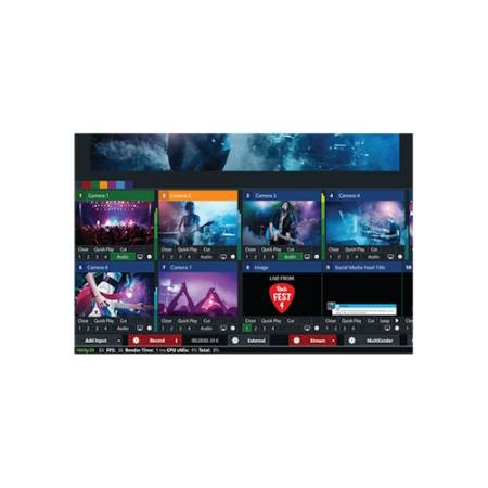 vMix Basic HD - mikser softowy, streaming, HD, oprogramowanie