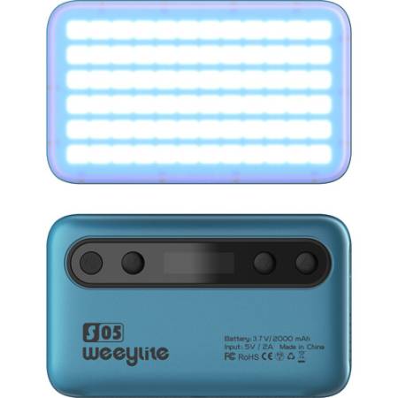 Viltrox S05 Blue - panel, mini lampa LED, 2800-6800K, 5W, niebieska_2