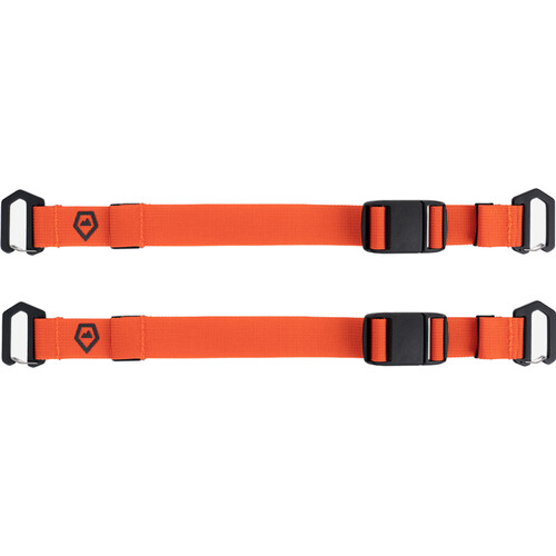 Wandrd ASPM-RD-2 - regulowane paski do troczenia akcesoriów (2 sztuki, 13-50.8cm, czerwone)