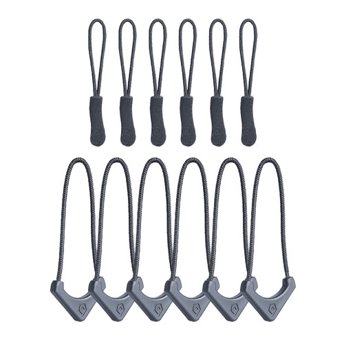 Wandrd Zipper Pullers - uchwyty / przywieszki do zamków błyskawicznych, 12 sztuk (niebieskie)