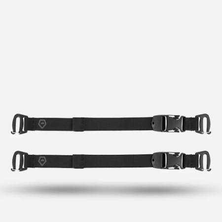 Wandrd Accessory Straps - regulowane paski do troczenia akcesoriów (2 sztuki, 15-51cm, czarne)