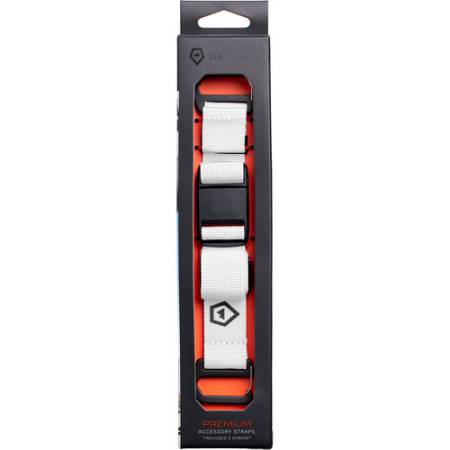 Wandrd ASPM-CW-2 - regulowane paski do troczenia akcesoriów (2 sztuki, 13-50.8cm, białe)