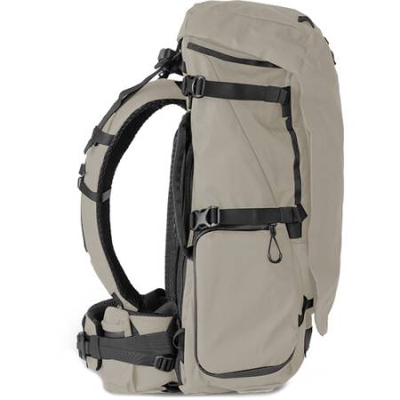 Wandrd Fernweh 50 M/L - plecak fotograficzny / trekkingowy z szelkami i pasem biodrowym, 50L, beżowy - bok