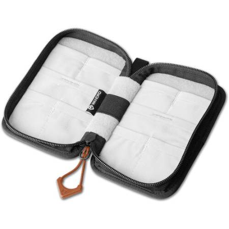 Wandrd Memory Card Case - etui na karty pamięci (8x slot SD, 2x slot SSD, pomarańczowe) - środek