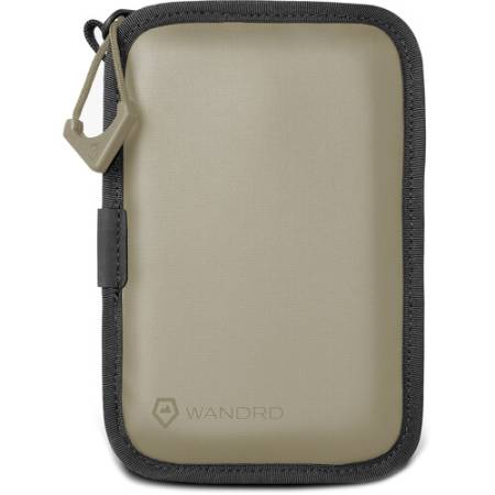 Wandrd Memory Card Case - etui na karty pamięci (8x slot SD, 2x slot SSD, beżowe) - przód
