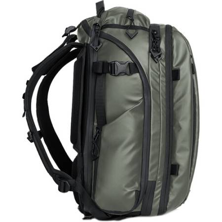 Wandrd Transit Travel 35 - podróżny plecak fotograficzny, 35L, zielony - bok