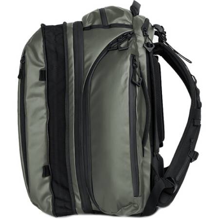 Wandrd Transit Travel 35 - podróżny plecak fotograficzny, 35L, zielony - bok