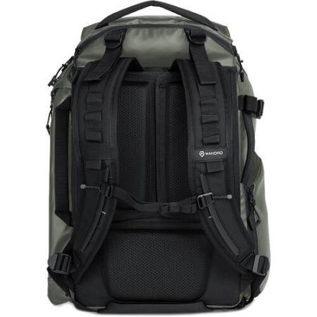 Wandrd Transit Travel Photo Bundle 35 - podróżny plecak fotograficzny 35L + akcesoria, zielony - tył