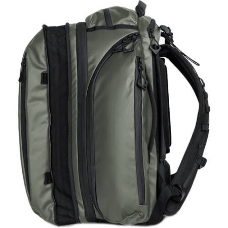 Wandrd Transit Travel Photo Bundle 45 - podróżny plecak fotograficzny 45L + akcesoria, zielony - bok