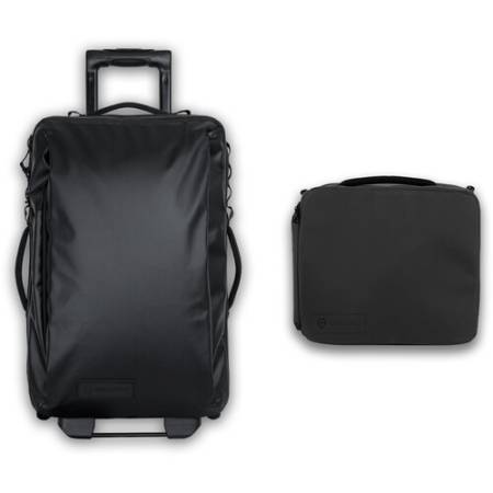 Wandrd Transit Carry-On Roller Photo Bundle - podróżna walizka fotograficzna + akcesoria, 40L, czarna