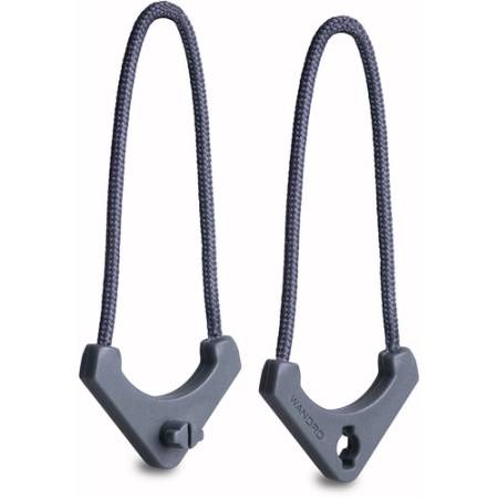 Wandrd Worryless Locking Zipper Pullers - uchwyty / przywieszki do zamków błyskawicznych, 6 sztuk (niebieskie)