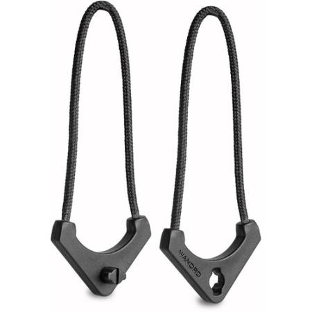 Wandrd Worryless Locking Zipper Pullers - uchwyty / przywieszki do zamków błyskawicznych, 6 sztuk (czarne)