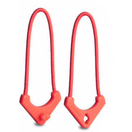 Wandrd Worryless Locking Zipper Pullers - uchwyty / przywieszki do zamków błyskawicznych, 6 sztuk (czerwone)