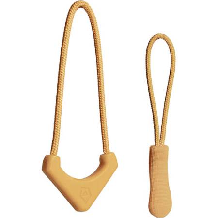 Wandrd Zipper Pullers - uchwyty / przywieszki do zamków błyskawicznych, 12 sztuk (żółte)
