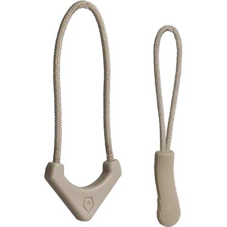 Wandrd Zipper Pullers - uchwyty / przywieszki do zamków błyskawicznych, 12 sztuk (beżowe)