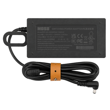 Yongnuo MS-Z6250R240-150E0-E - zasilacz sieciowy 24 V / 6,25 A, wtyk DC 5,5 / 2,5mm do lamp YN150 Ultra