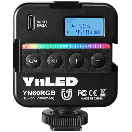 Yongnuo YN60 RGB - lampa LED, RGB, WB, 3200-5500K