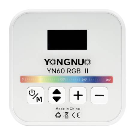 Yongnuo YN60 RGB II - mini lampa LED, do vlogowania, streamowania, 2500K-9900K, białe_2