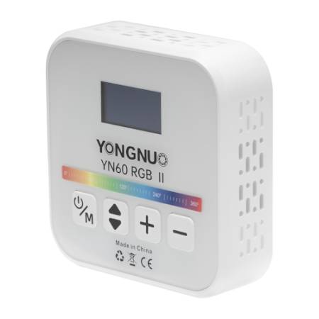 Yongnuo YN60 RGB II - mini lampa LED, do vlogowania, streamowania, 2500K-9900K, białe_4