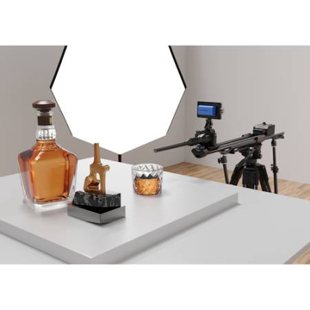 Zeapon Micro 4 M700 - slider z gimbalowym modułem napędowym, 46,9cm, udźwig poziom 12kg, udźwig pion 4,5kg - przykład użycia