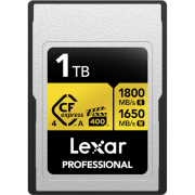 Lexar Professional CFexpress 4.0 Type A Pro Gold - karta pamięci 1TB (R1800/W1650, PCIe 4.0, VPG400)