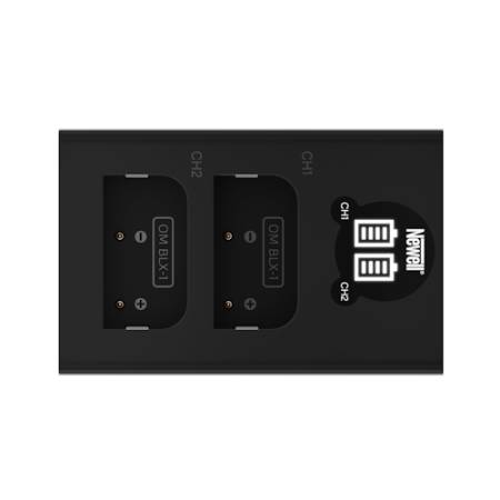 Newell DL-USB-C BLX-1 - ładowarka dwukanałowa do akumulatorów BLX-1 do Olympus, NL3239