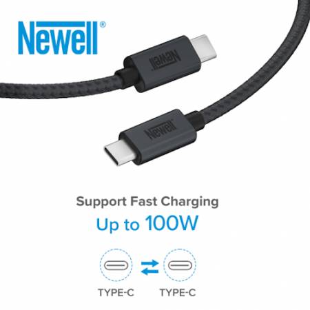 Newell USB-C - USB-C 3.2 - kabel 2m, grafitowy, NL3586