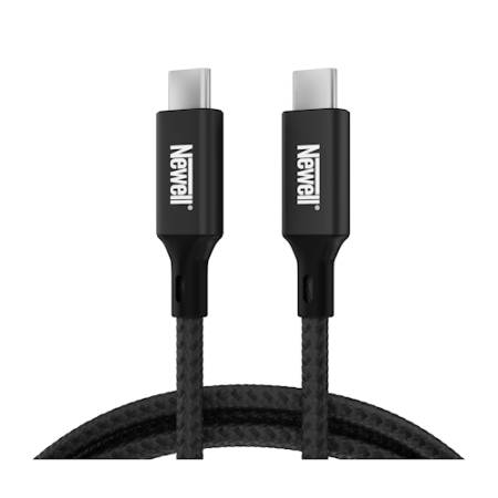 Newell USB-C - USB-C - przewód, kabel, do 100W, PD 4.0, 1 metr, grafitowy, NL3587