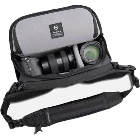 Wandrd Rogue Sling Bag 6L - torba fotograficzna typu sling (na ramię/naramienna, czarna), SLG6-BK-2