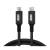 Newell USB-C - USB-C - przewód, kabel, do 100W, PD 4.0, 1 metr, grafitowy, NL3587