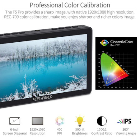 Feelworld F5 Pro V4 - monitor podglądowy 6