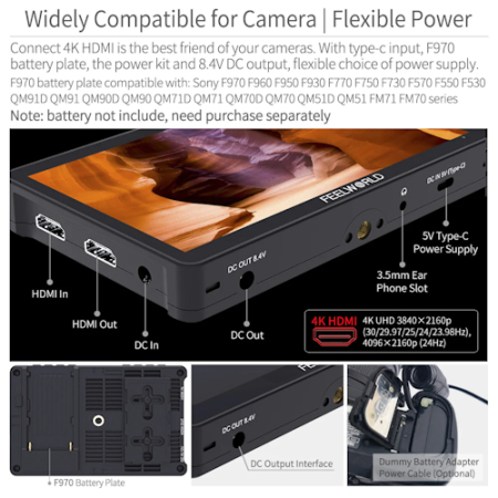 Feelworld F5 Pro V4 - monitor podglądowy 6