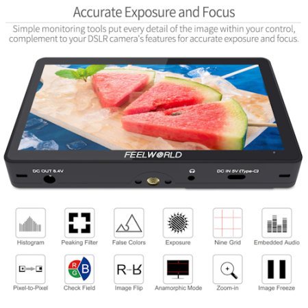 Feelworld F5 Pro V4 - monitor podglądowy 6