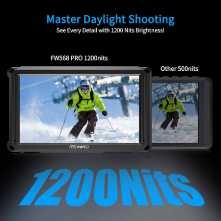 Feelworld FW568 PRO - monitor podglądowy 6