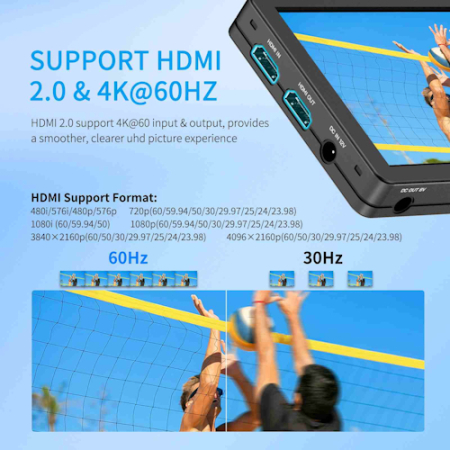 Feelworld T6 - monitor podglądowy 6