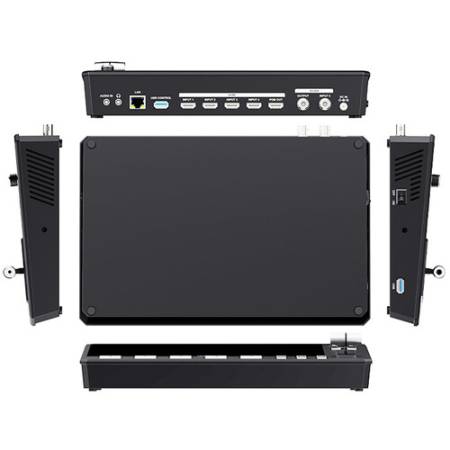 Feelworld L4 - mixer video do livestreamingu, monitor LCD 10.1